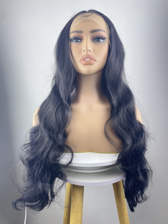 Premium 6*13 lace frontal wig for long curly hair